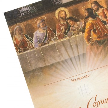 Pergamena Prima Comunione...