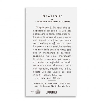 Santino San Donato Vescovo...