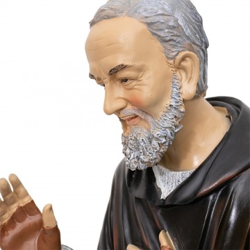 Statua San Pio in Resina 50 cm