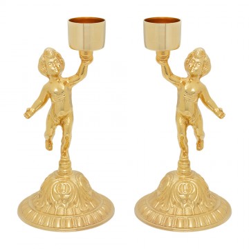 Coppia Candelieri con...