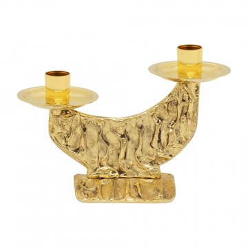 Candeliere Ottone Doppia...