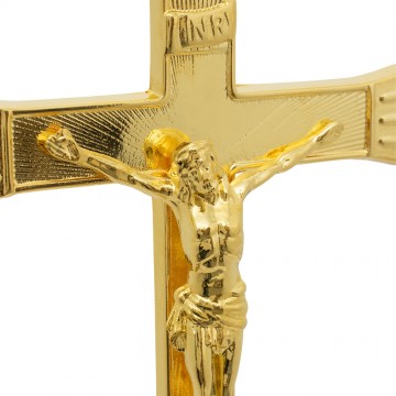 Croce in Ottone su Base Rococò