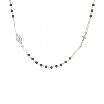 Rosario Girocollo in Metallo