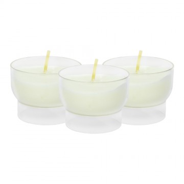 Lumino in Cera Bianca