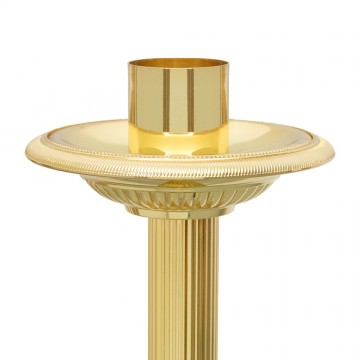 Coppia candelieri ottone