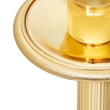 Coppia candelieri ottone