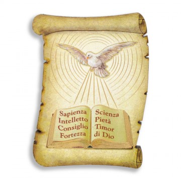 Quadretto Pergamena Cresima