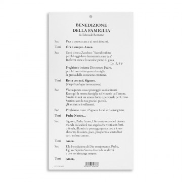 Benedizione Famiglia Gesù...