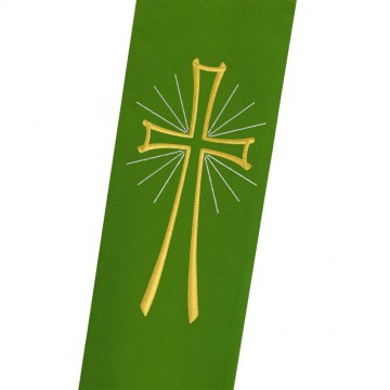 Stola Ricamo Croce Stilizzata