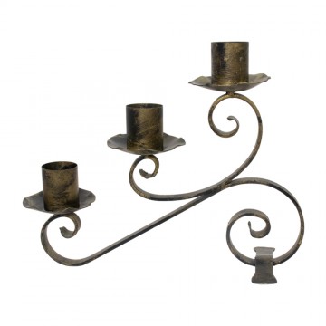 Candeliere 3 Fiamme Ferro...