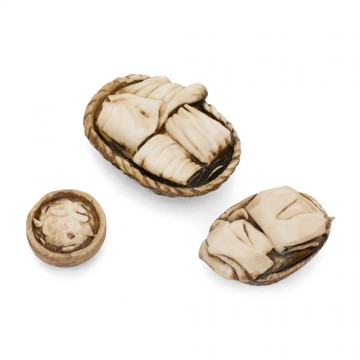 Ceste con Panno per il Presepe