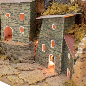 Gruppo Tre Casette con Luce