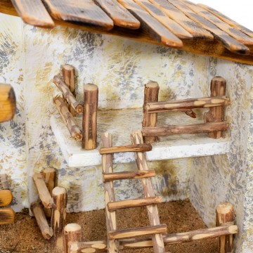 Capanna Artigianale con Scala