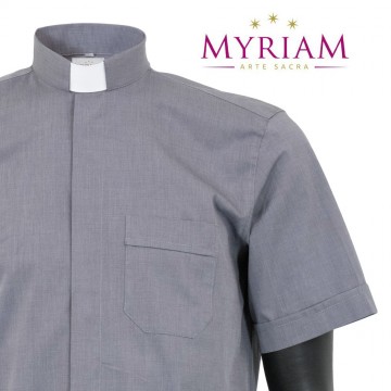 Camicia Clergy Grigio Medio...