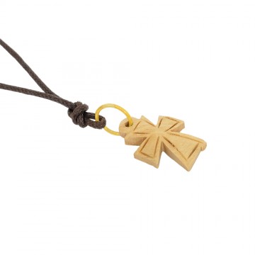 Pendente Croce in Legno e...
