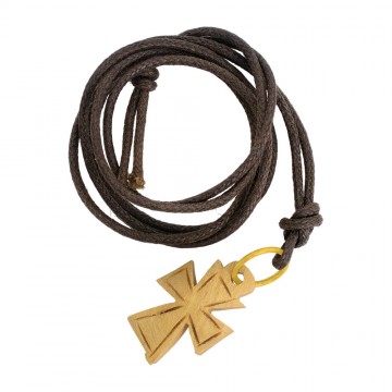 Pendente Croce in Legno e...