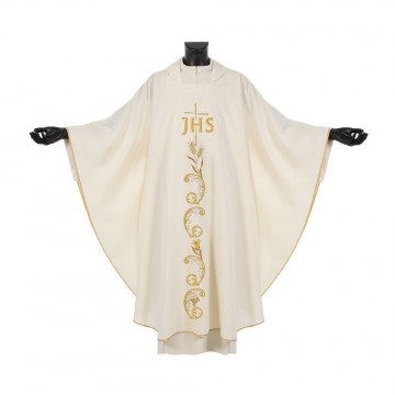 Casula Sacerdotale Ricamo JHS