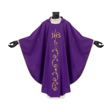 Casula Sacerdotale Ricamo JHS