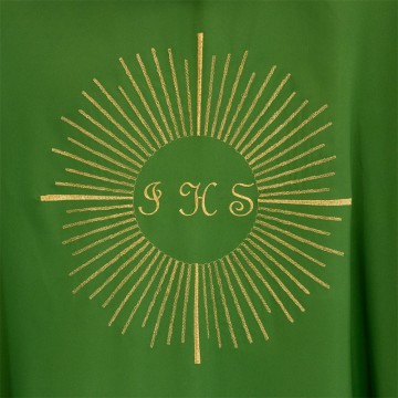 Casula Verde Ricamo JHS e...