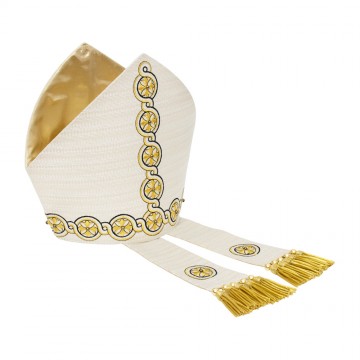 Mitria Vescovile Avorio in...