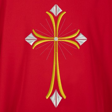 Dalmatica Rossa con Croce...
