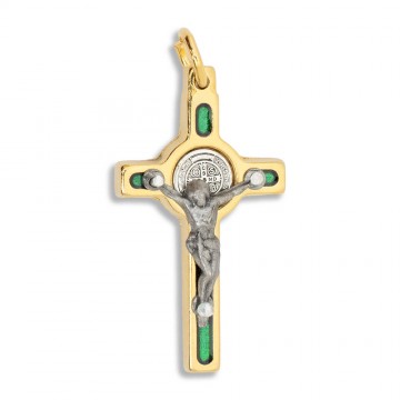 Ciondolo Croce Smaltata San...