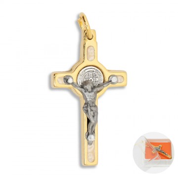 Ciondolo Croce Smaltata San...