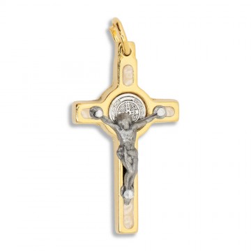 Ciondolo Croce Smaltata San...
