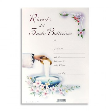 Croce con Pergamena per il...