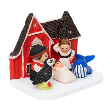 Presepe Islanda in Ceramica...