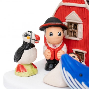 Presepe Islanda in Ceramica...