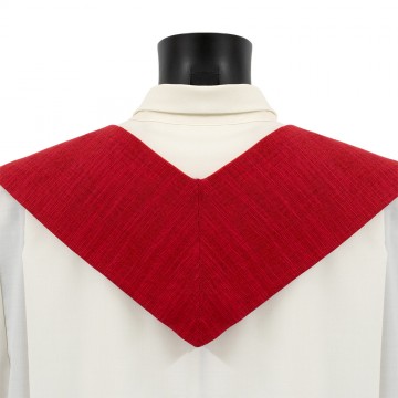 Stola Rossa in Misto Lana e...