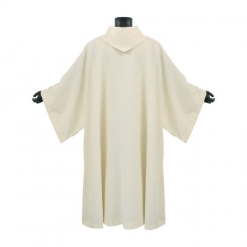 Camice Avorio Collo Monastico