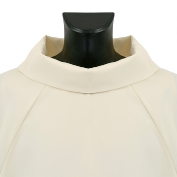 Camice Avorio Collo Monastico