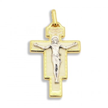 Croce Smaltata Bianca