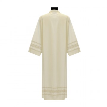 Camice Avorio Ricamato a Mano