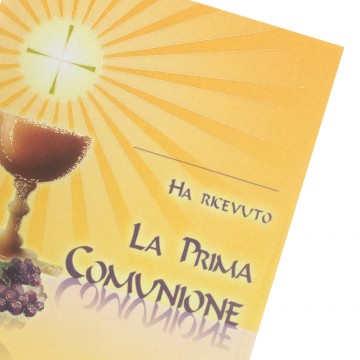 Pergamena Prima Comunione...