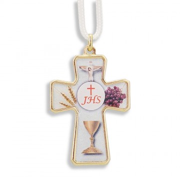 Croce Comunione in Metallo Oro