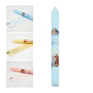 Candela Battesimo Colorata