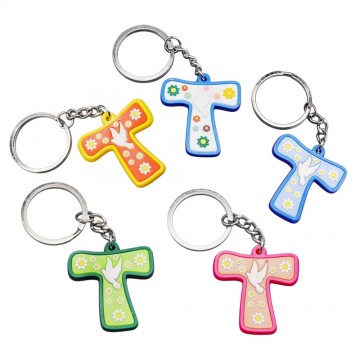 Portachiavi Tau in Gomma