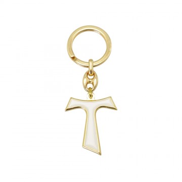 Portachiavi Tau in Metallo