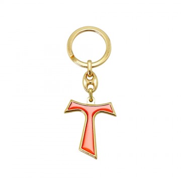 Portachiavi Tau in Metallo