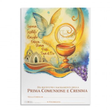 Pergamena Prima Comunione e...
