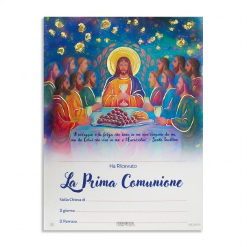 Pergamena Prima Comunione...