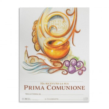 Pergamena Ricordo Prima...