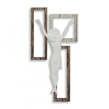 Crocifisso Moderno in Legno...