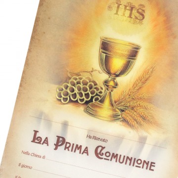 Pergamena Comunione con...