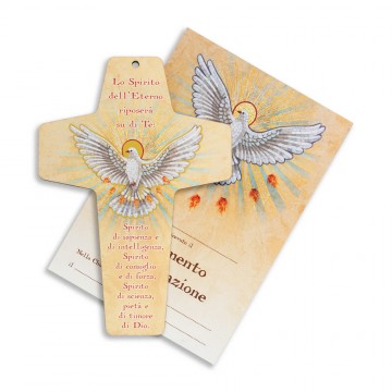 Croce Cresima con Mini Diploma