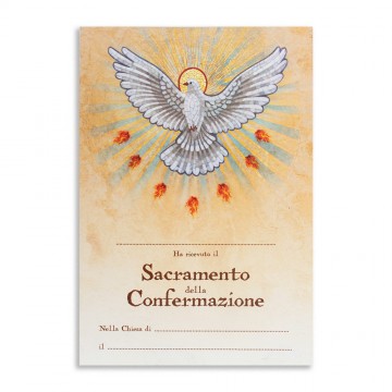 Croce Cresima con Mini Diploma