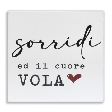 Quadretto in Legno con Dedica